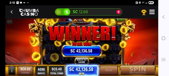 Sweeps Flow Member Hits $42,136.58 Jackpot on Chumba Casino