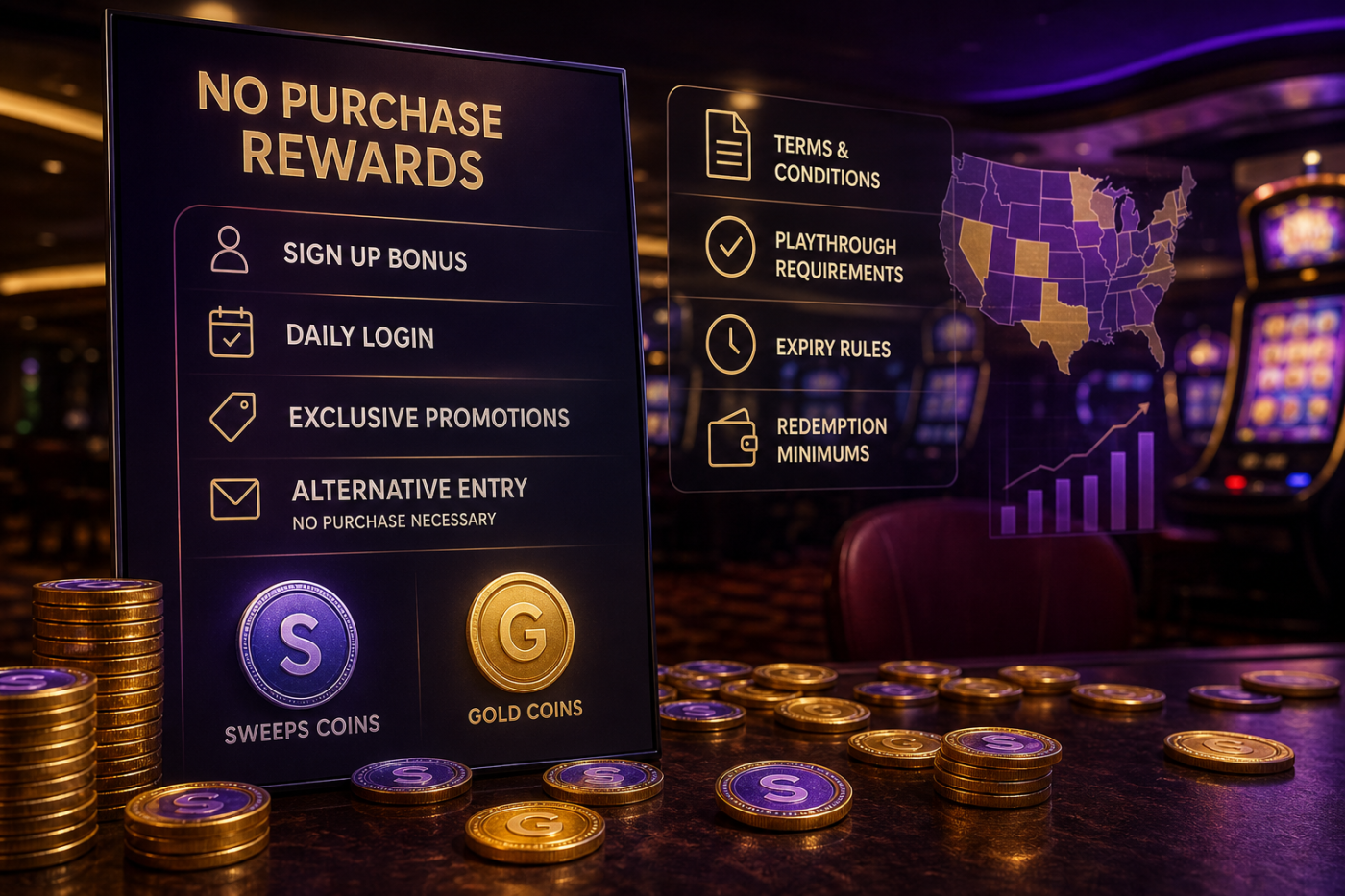 Free Sweeps Coins, No Purchase Required: The Monthly Free-SC Ledger