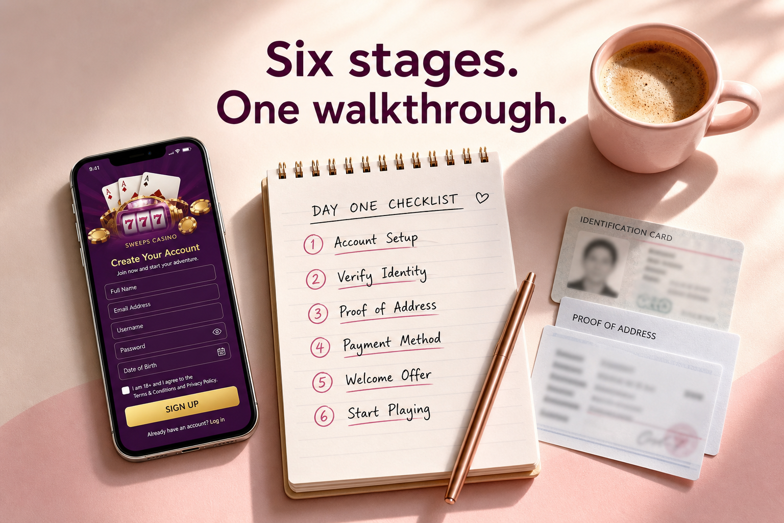 First-Time Sweeps Casino Signup: A Step-by-Step Walkthrough