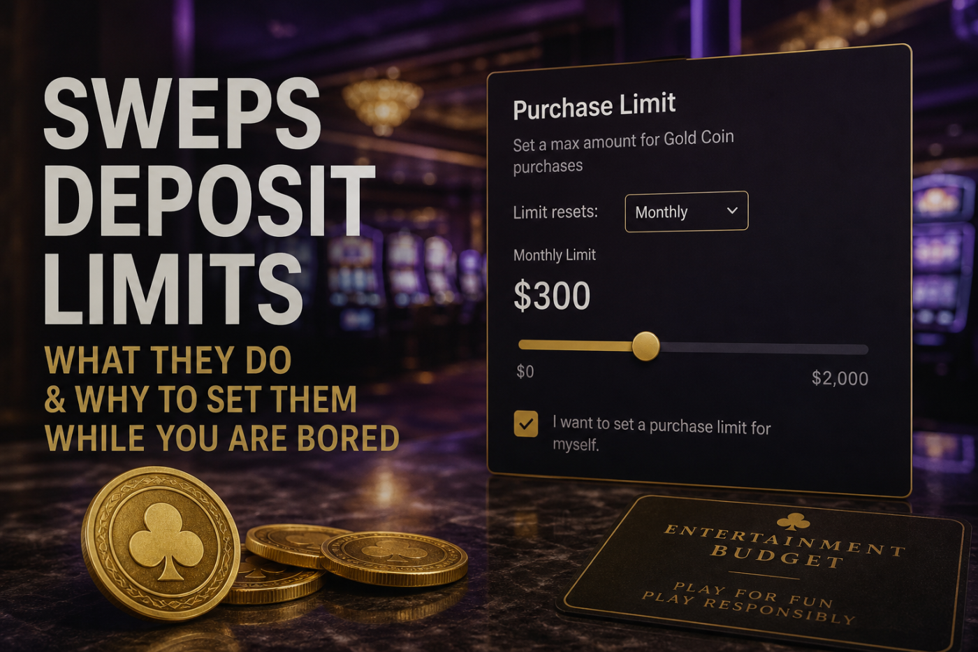 What Sweeps Deposit Limits Actually Do for You