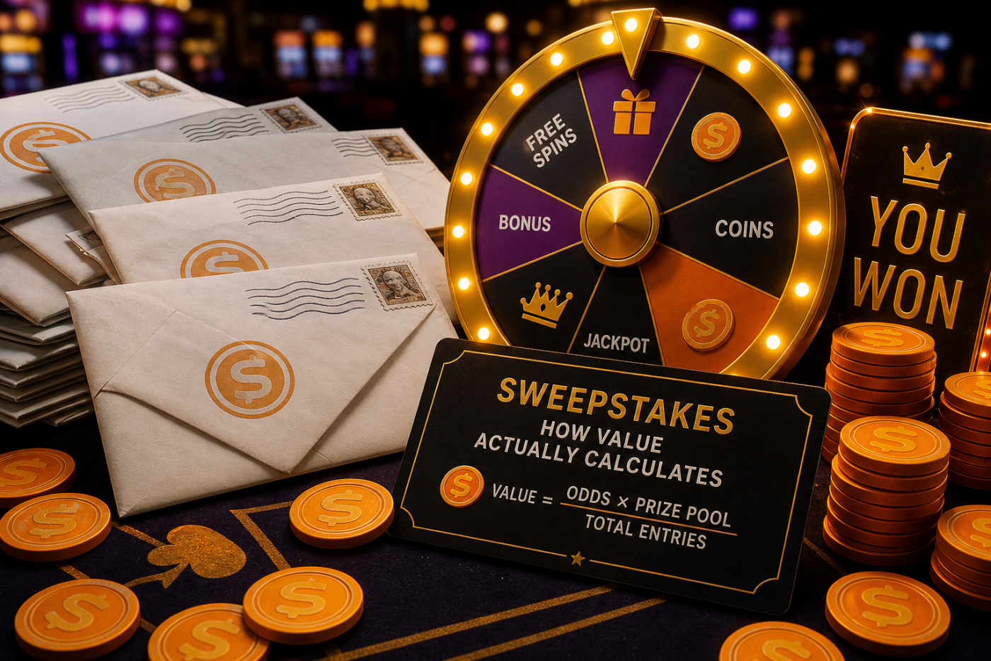 Sweepstakes Welcome Bonus Math Explained: How Value Actually Calculates